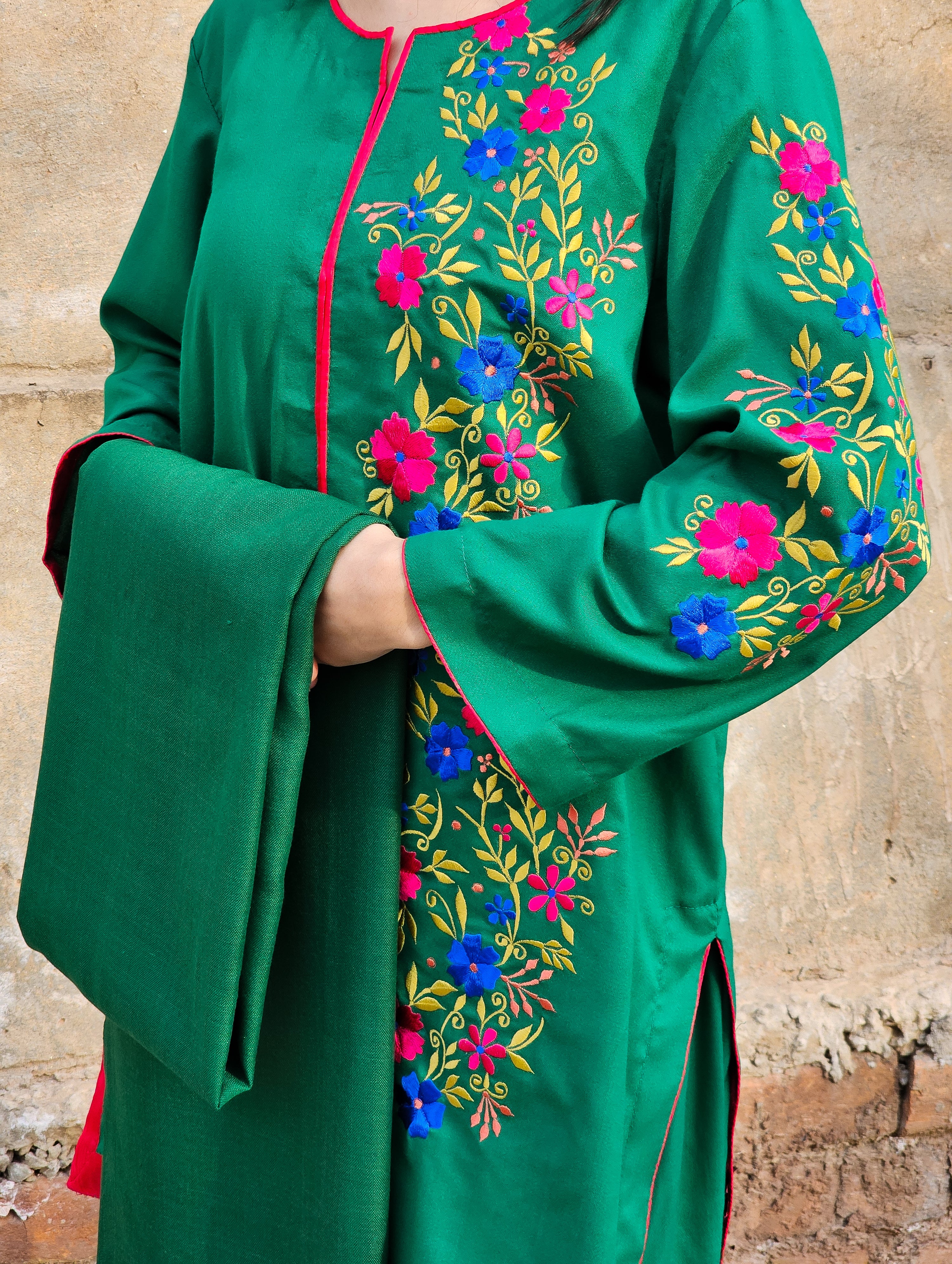 Embroidered 3-Piece Marina Suit