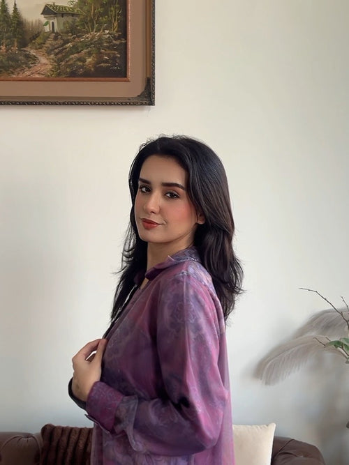 3 Piece Co-ord Set With Gown