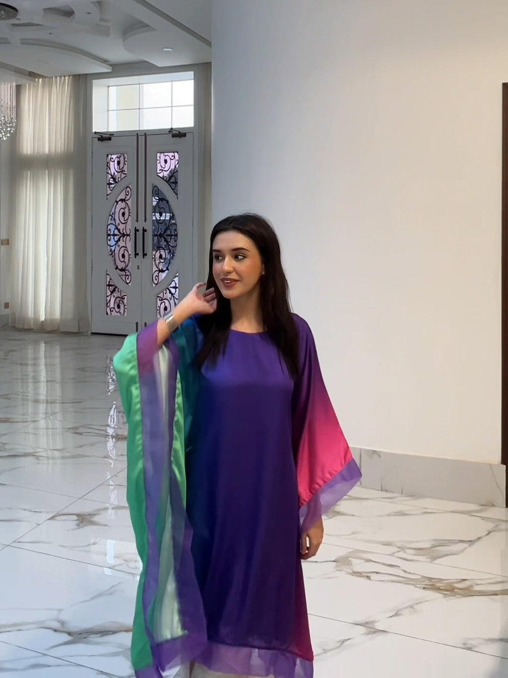 Silk Luxe Poncho