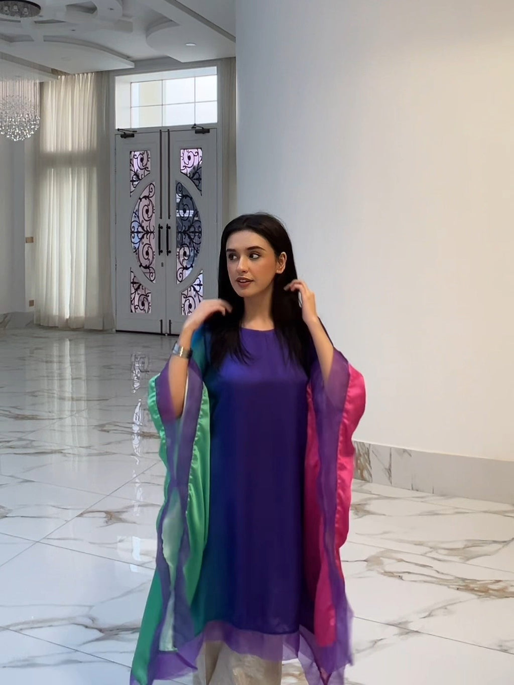 Silk Luxe Poncho