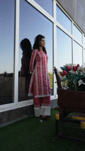 Tea Pink Embroidered 3-Piece Set