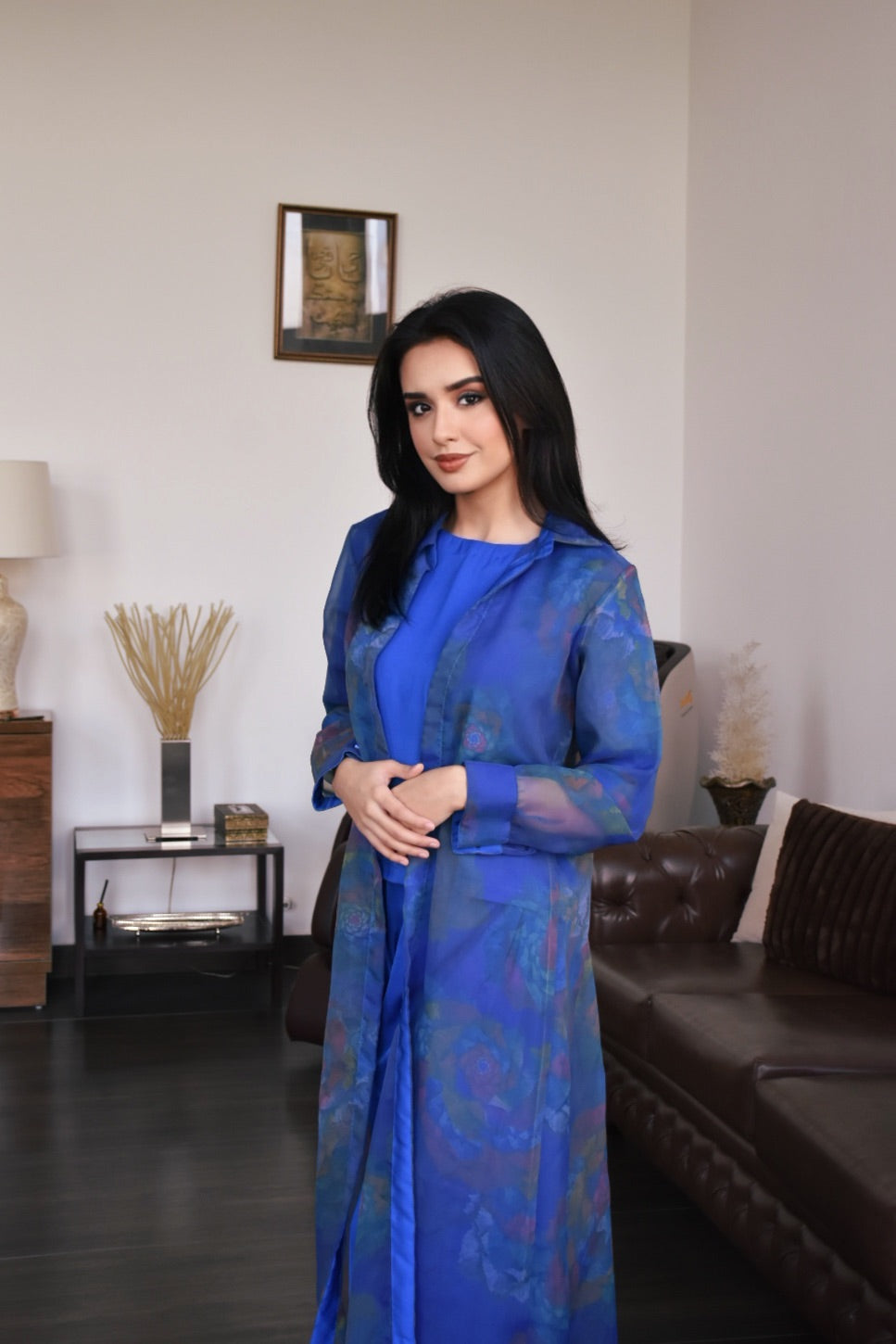 3 Piece Co-ord Set With Gown