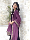 Velvet Sharara Set With Cotton Net Dupatta